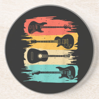 gitaargeschenk voor mannen Muziekband Guita Zandsteen Onderzetter