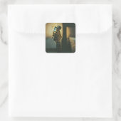  gitaargeschenken vierkante sticker (Tas)