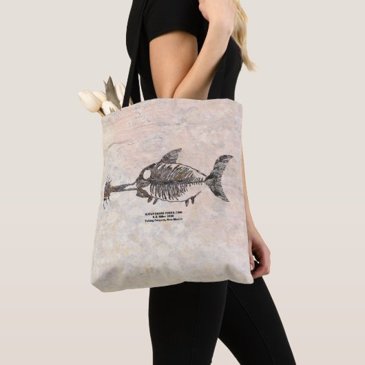 GITAARHAAI FOSSIEL VIS TOTE BAG (Dichtbij)