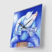 gitaarhanger vierkante klok (Hoek)