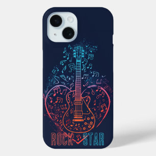Gitaarhart iPhone 15 Case