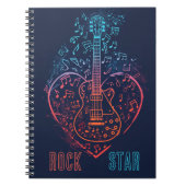 Gitaarhart Notitieboek (Voorkant)