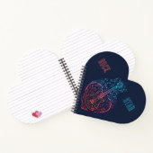 Gitaarhart Notitieboek (Binnen)