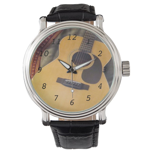 gitaarhorloge horloge (Voorkant)