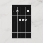 Gitaarinstructeur B Major Visitekaartje (Voorkant)