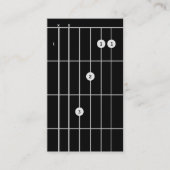 Gitaarinstructeur F Major Visitekaartje (Voorkant)