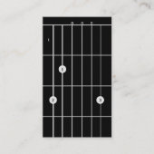 Gitaarinstructeur G Major Visitekaartje (Voorkant)