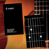 Gitaarinstructeur G Major Visitekaartje