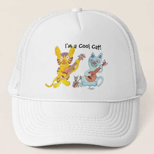 Gitaarkatten Trucker Pet (Voorkant)