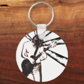 gitaarketting sleutelhanger (Voorkant)