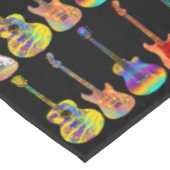 gitaarkleurig muziekpatroon tafelkleed (Gekanteld)