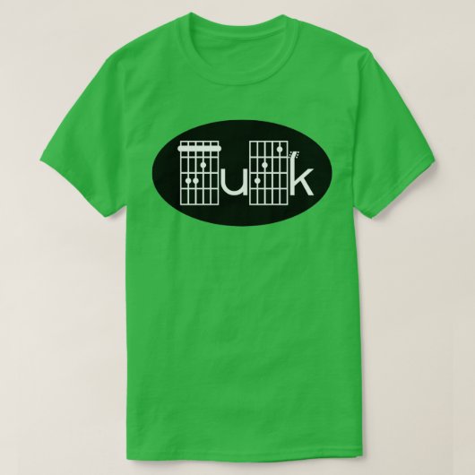 gitaarkoorden t-shirt (Design voorkant)