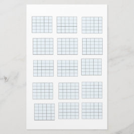 Gitaarkoordpapier Briefpapier