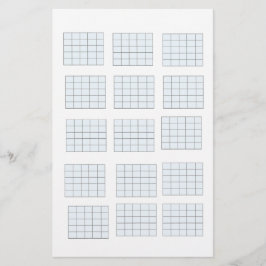 Gitaarkoordpapier Briefpapier