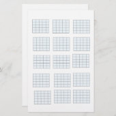 Gitaarkoordpapier Briefpapier (Voorkant / Achterkant)