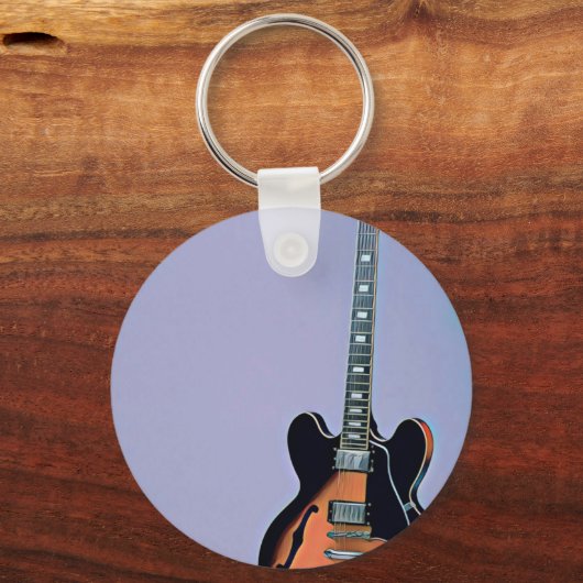  gitaarkunst sleutelhanger (Voorkant)