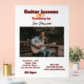 Gitaarleraar Gepersonaliseerd acryl teken Acryl Bord (Huwelijk)