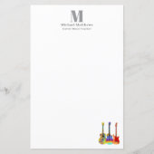 Gitaarleraar Muzieklessen Custom Business (Voorkant)