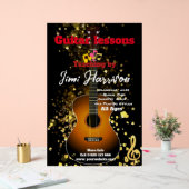 Gitaarlessen Gepersonaliseerd Acryl Teken Grote Ma Acryl Bord (Huwelijk)