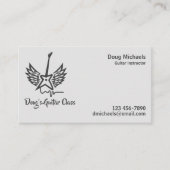 Gitaarlessen / Instructeur Visitekaartje (Voorkant)