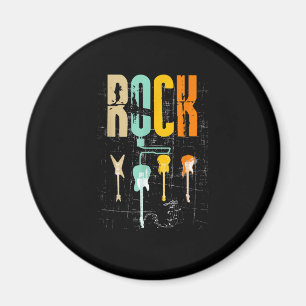 Gitaarliefhebbers   Retrostijl   Cadeau voor gitar Magneet