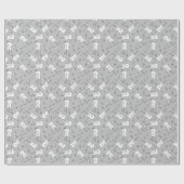 Gitaarlijnen Muzieknoten Cadeaupapier (Vlak)