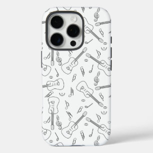 Gitaarlijnen Muzieknoten iPhone 16 Pro Hoesje