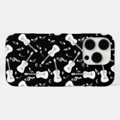 Gitaarlijnen Muzieknoten Case-Mate iPhone Case (Achterkant (horizontaal))