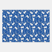 Gitaarlijnen Muzieknoten Inpakpapier Vel (Voorkant)