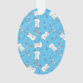 Gitaarlijnen Muzieknoten Ornament (voorkant)