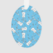 Gitaarlijnen Muzieknoten Ornament (achterkant)