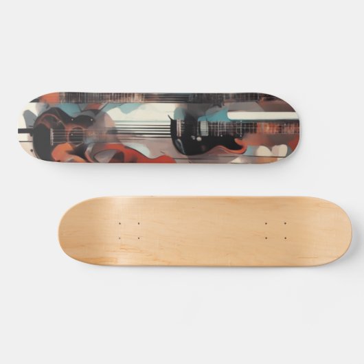 Gitaarmontage Persoonlijk Skateboard (Horizontaal)