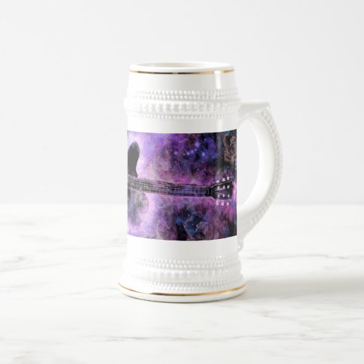 Gitaarmuziek Beer Stein Bierpul (Voorkant rechts)