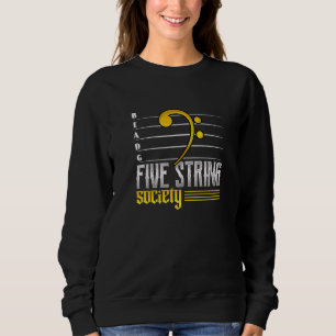 Gitaarmuziek Five Strings Society Trui