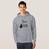 gitaarmuziek hoodie (Voorkant volledig)