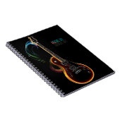 Gitaarmuziek op notitieboek (Rechterzijde)