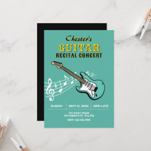 Gitaarmuziek recital concert kaart