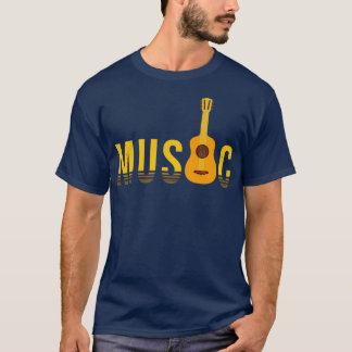 gitaarmuziek t-shirt
