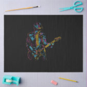 gitaarmuziek tissuepapier (Craft)