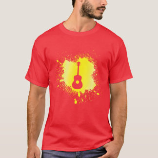 gitaarmuziek vintage t-shirt