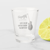 gitaarmuziekliefhebber , citaat shot glas (Achterkant)