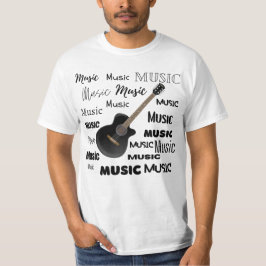 gitaarmuziekliefhebber, muziekinstrument, muziekin t-shirt