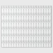 gitaarmuziekpatroon cadeaupapier (Vlak)