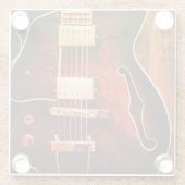 gitaarOnderzetters Glazen Onderzetter (Achterkant)