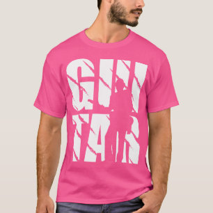 Gitaarontwerp Akoestische gitaar en gitaar T-shirt