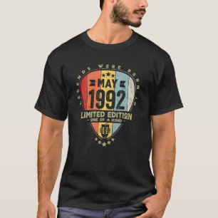 Gitaarpick Legends werden in mei 1992 geboren Gita T-shirt