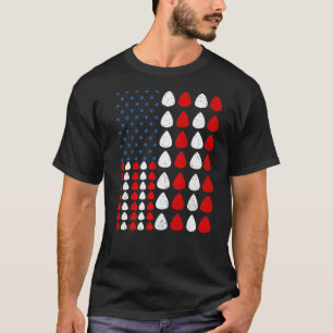 Gitaarpicks Amerikaanse Vlag T-shirt