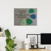 Gitaarpicks, Slaan, Plukken en Jammen Poster (Thuiskantoor)