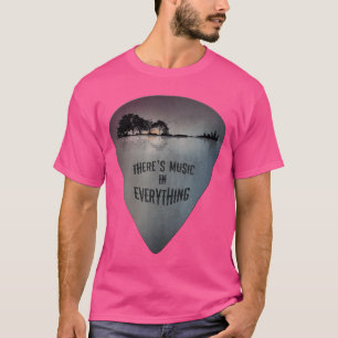 Gitaarplectrale Meerreflecties Gitaar Liefhebber T-shirt