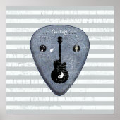 gitaarpluis, kunstontwerp poster (Voorkant)